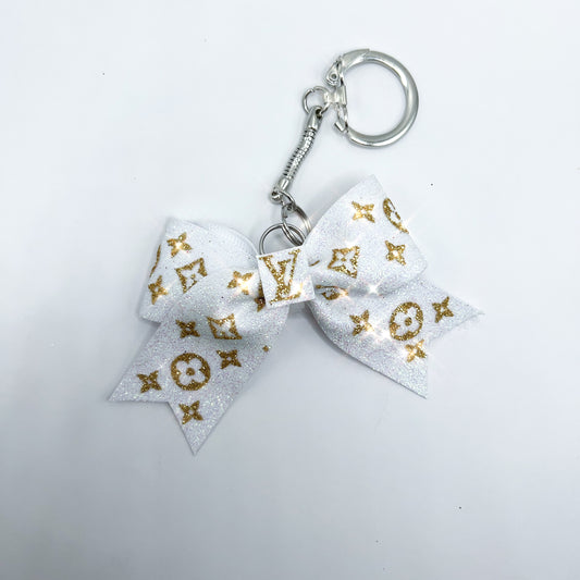 Mini Fashion Keychain Bow LV